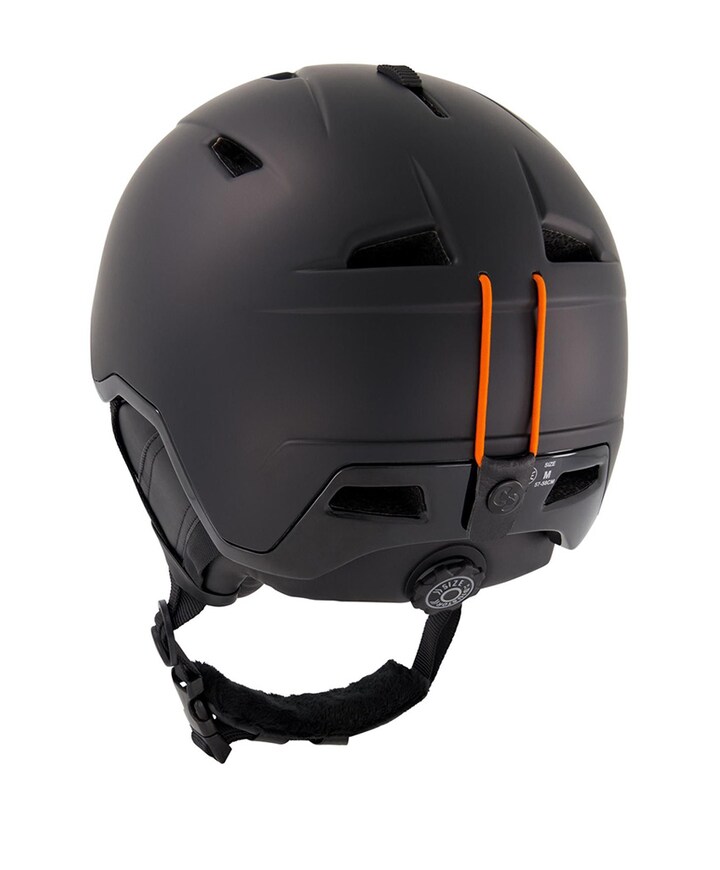 Skihelm uniseks zwart