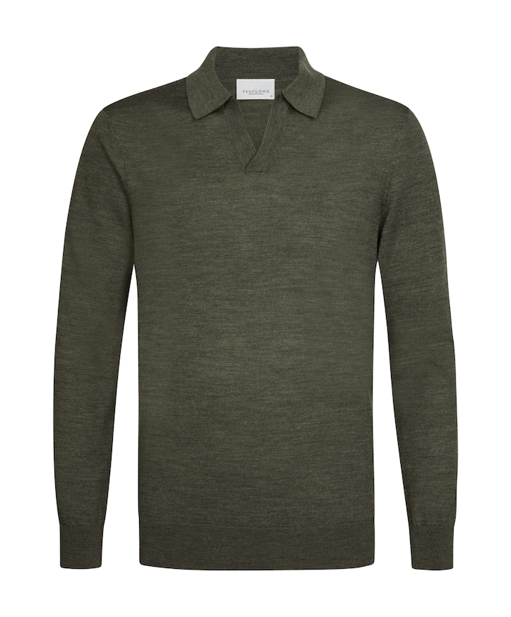 Heren polo groen