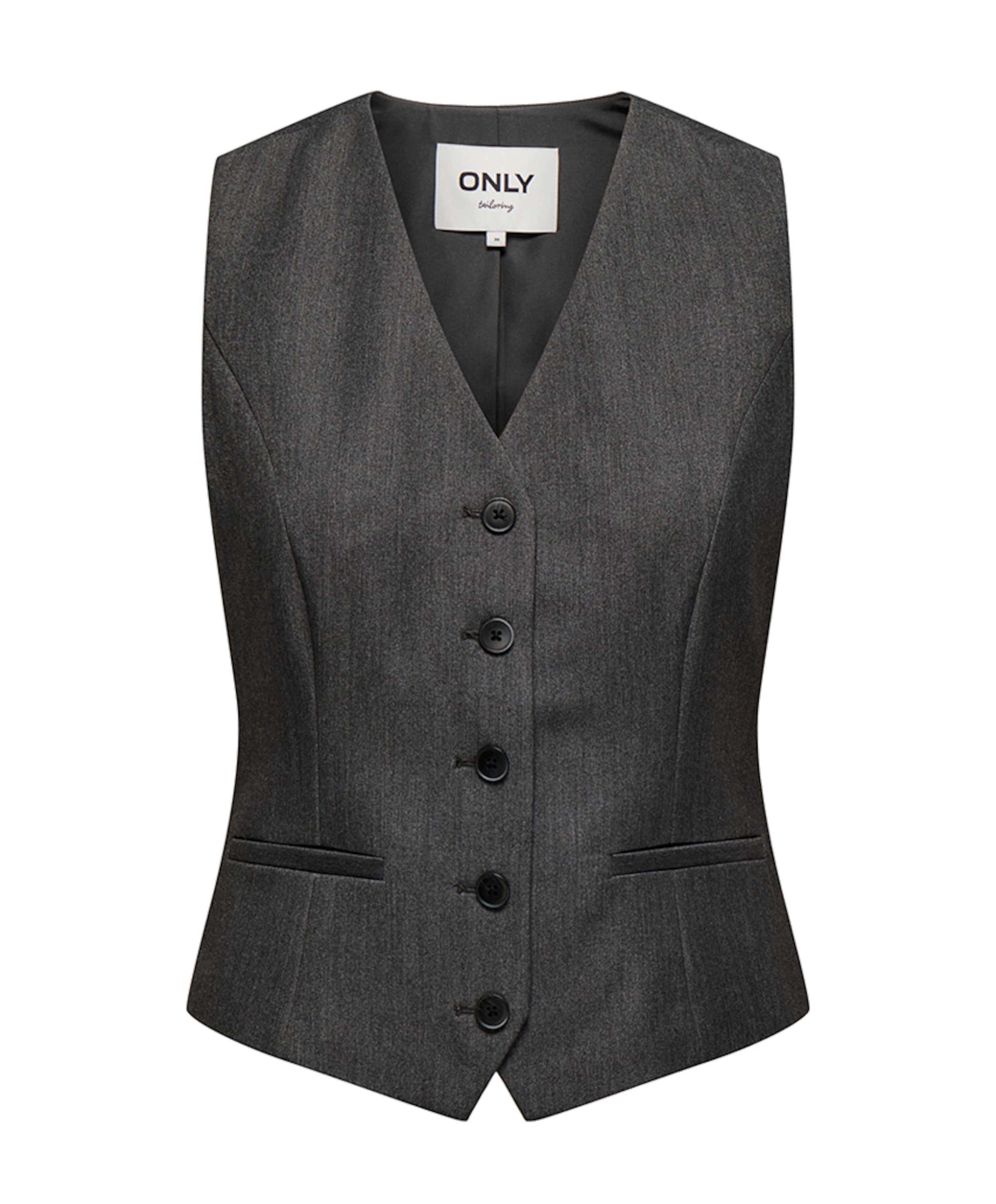 Dames gilet grijs