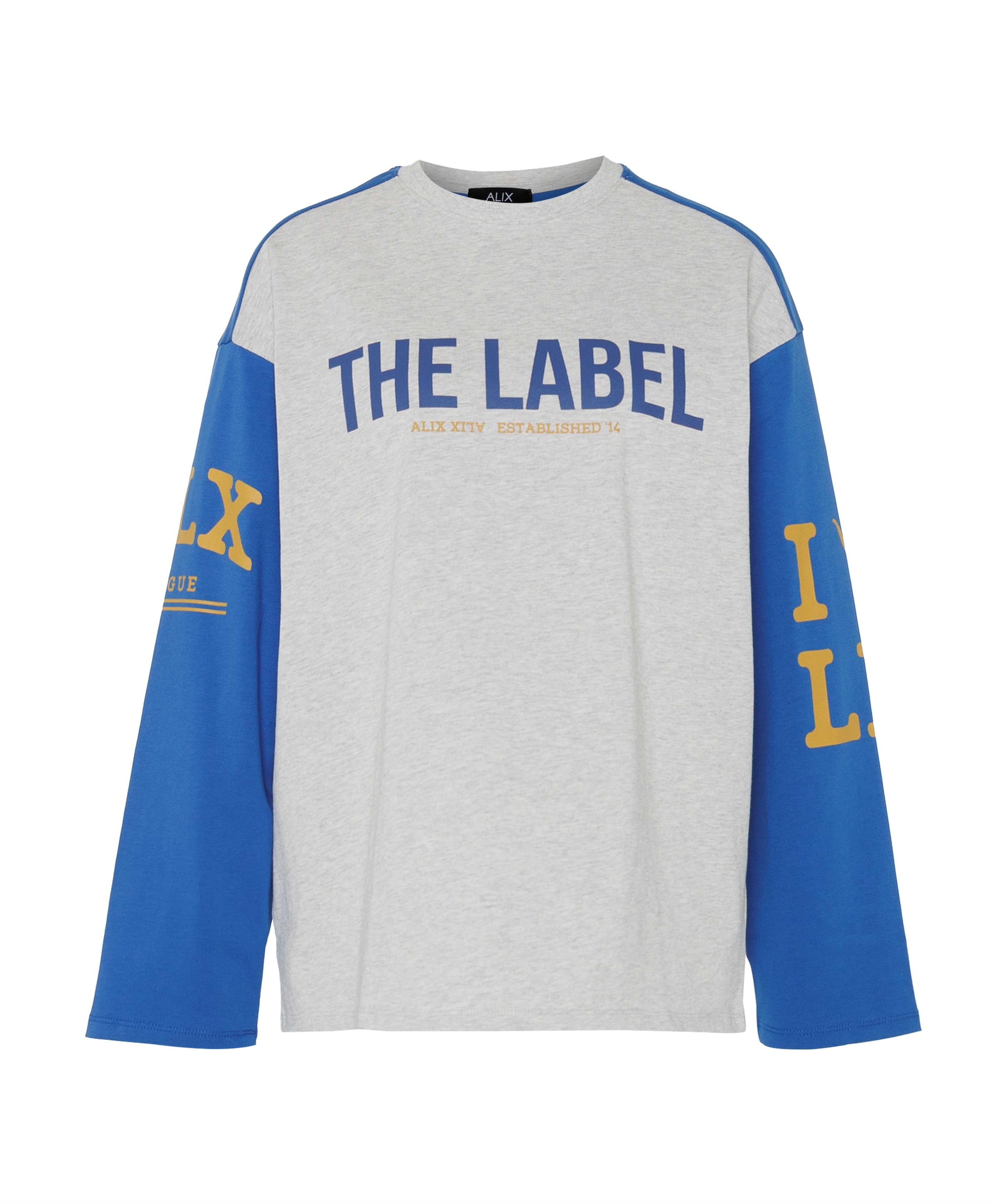 Dames longsleeve grijs