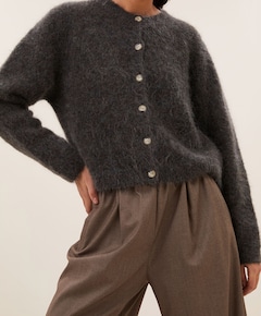 Dames vest bruin
