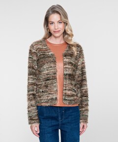 Dames vest bruin