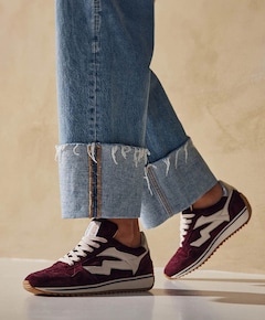 Mikki Alex dames sneakers bordeaux