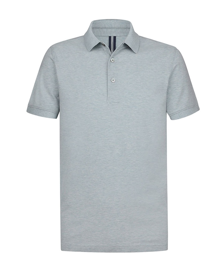 Heren polo blauw