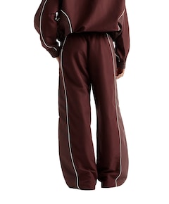 Trackside Woven Pant dames broek bordeaux