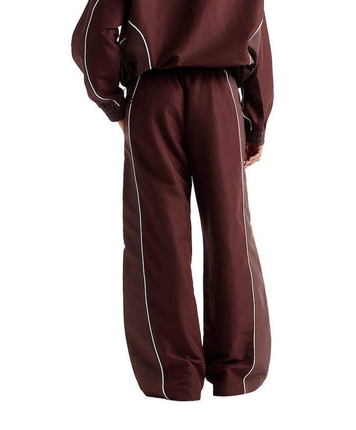 Trackside Woven Pant dames broek bordeaux