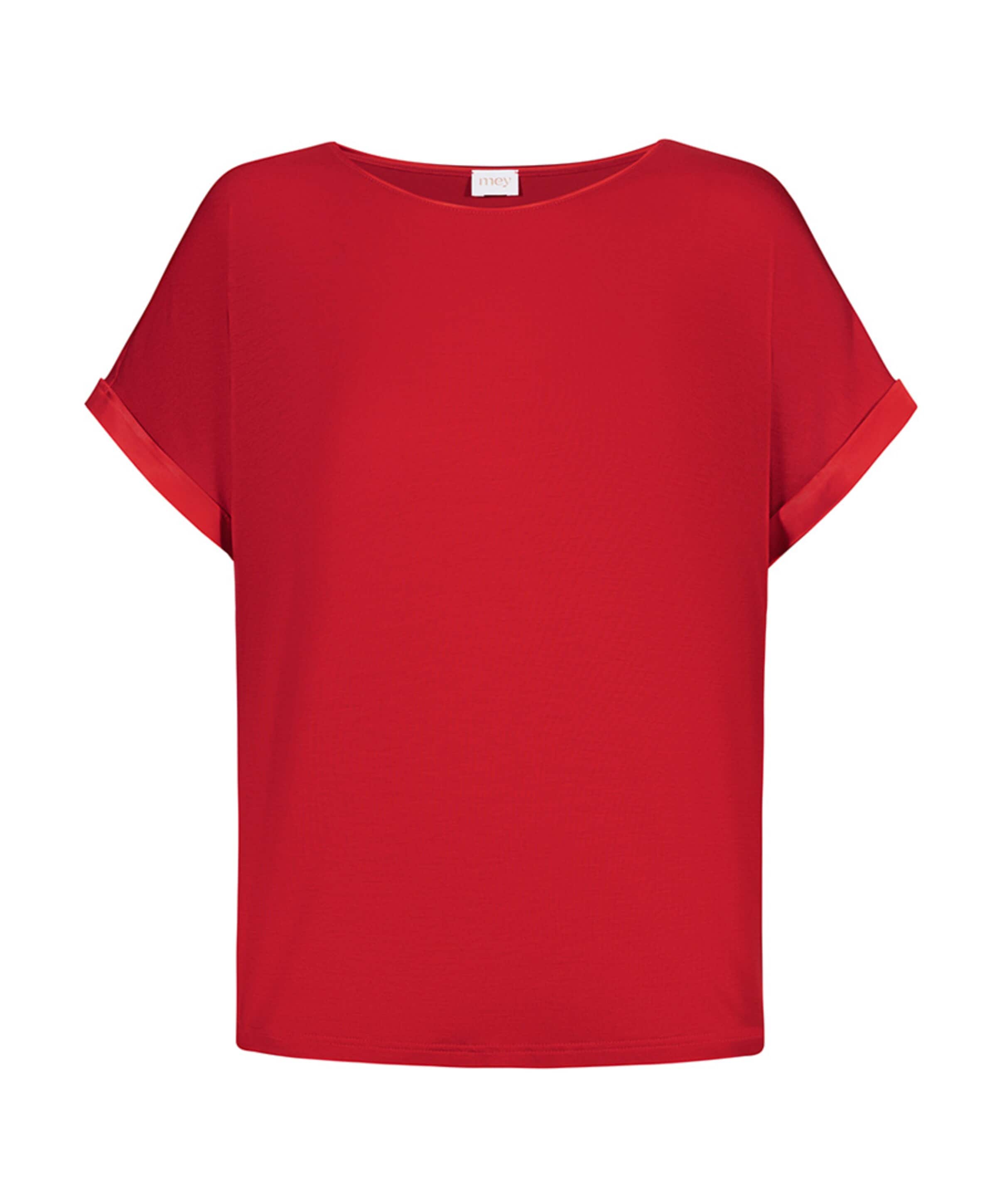 Dames pyjamatop rood