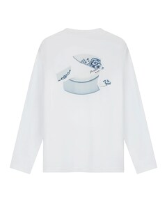 Heren longsleeve wit