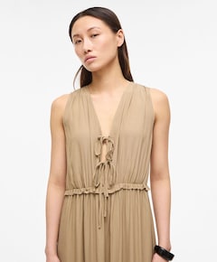 Dames jurk beige