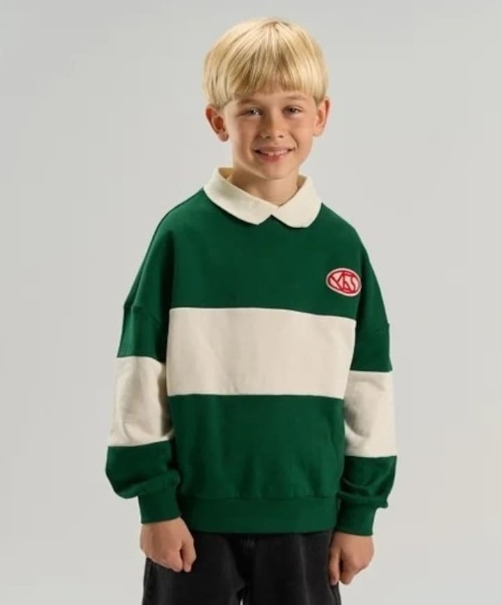 Jongens polo groen
