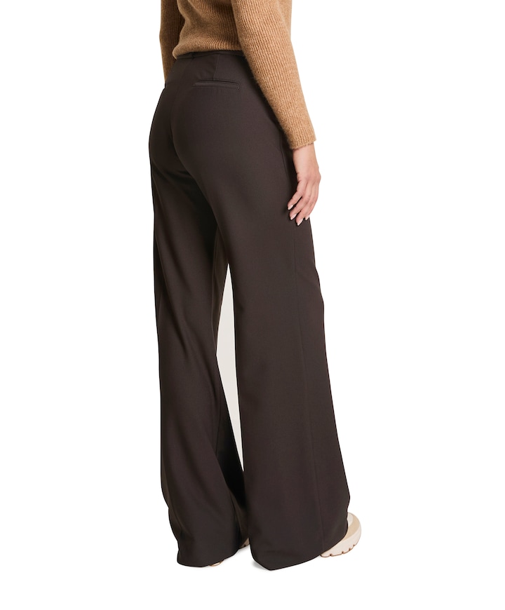 Scotty (Elastic) - Crepe - 434 - Bu dames broek bruin