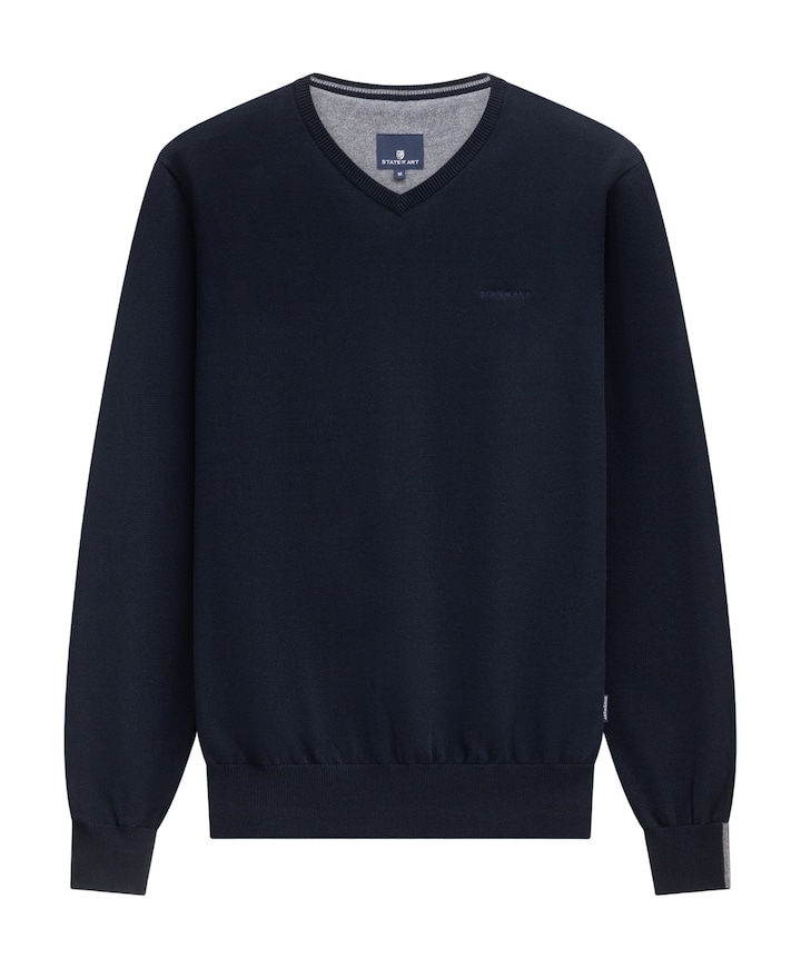 Heren trui blauw