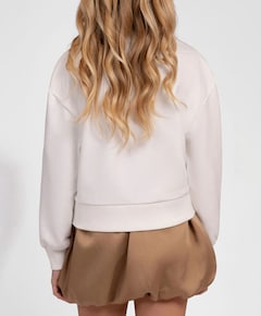 Meisjes sweater ecru