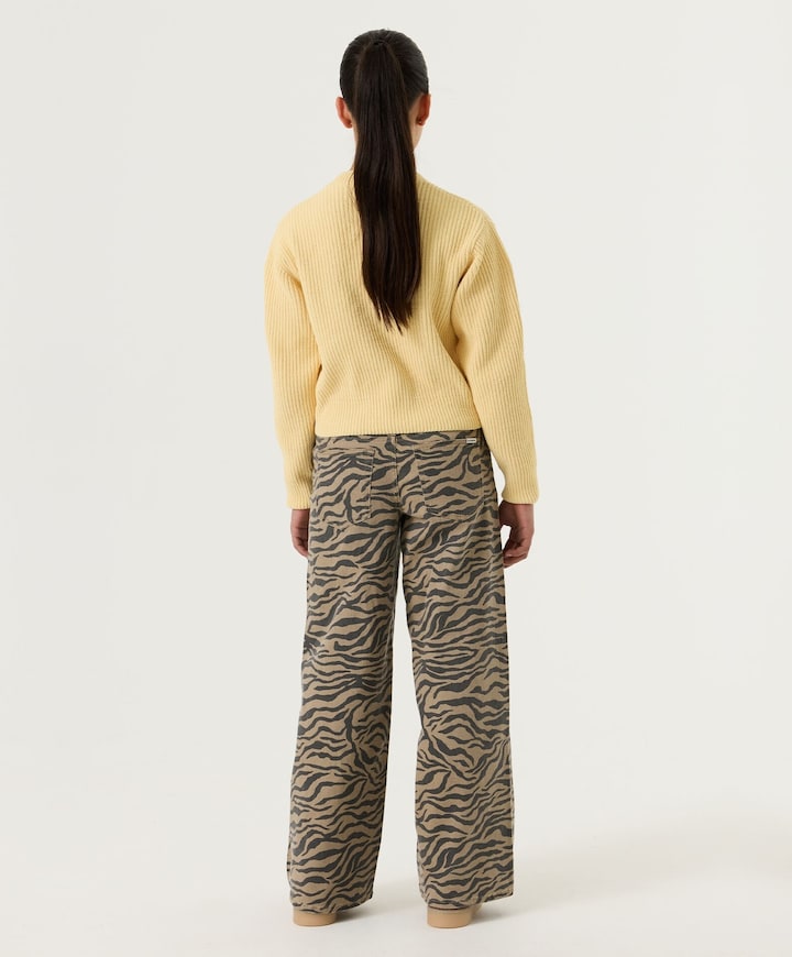 W262721 meisjes broek beige