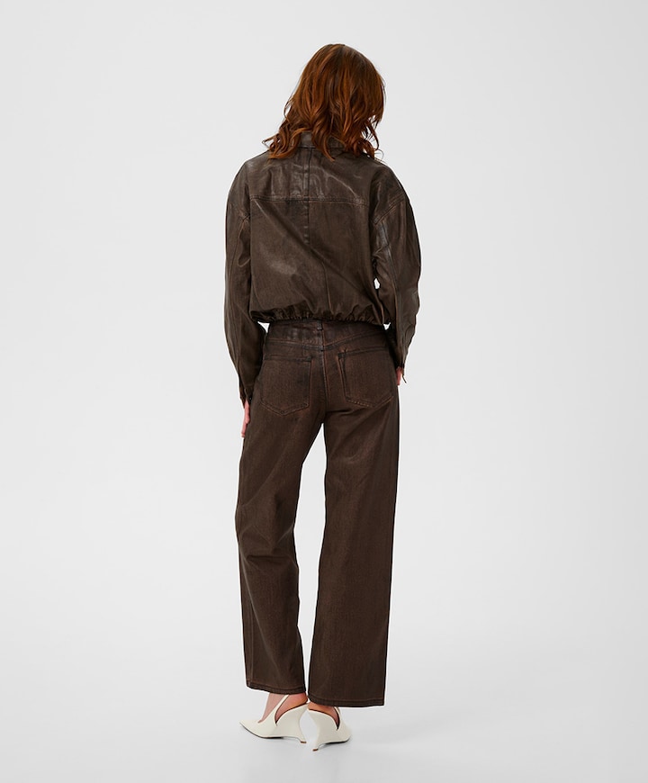 Dames spijkerjas  bruin