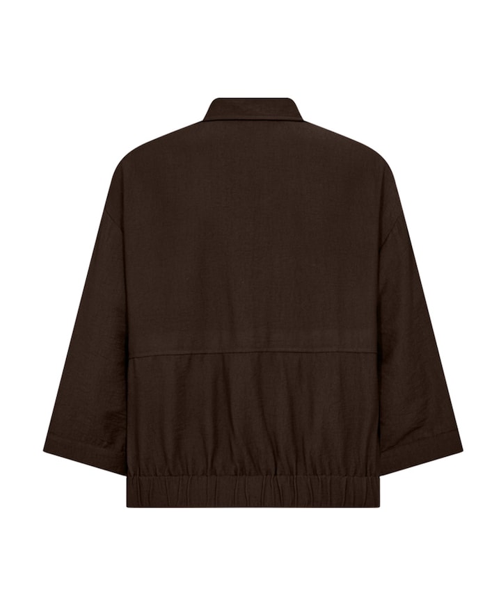 Dames blouse bruin
