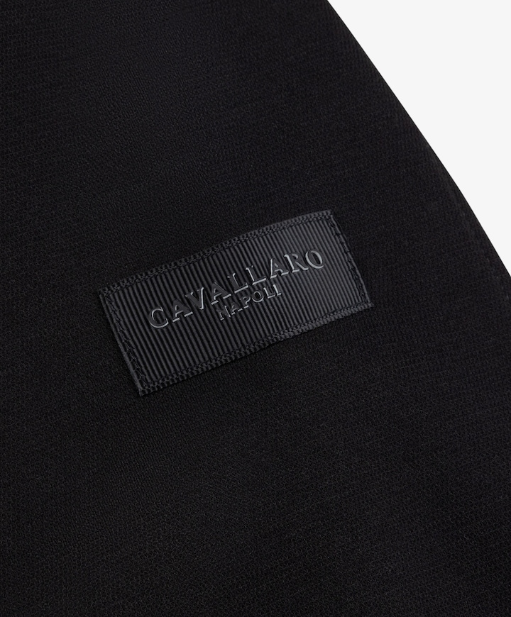 Heren overshirt zwart