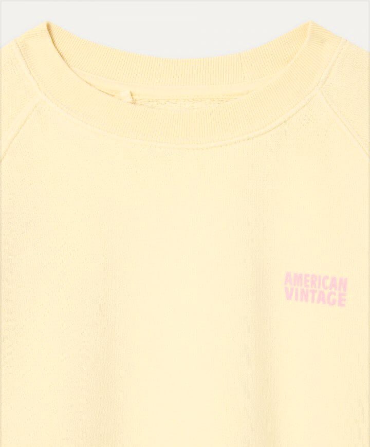 Uniseks sweater  geel
