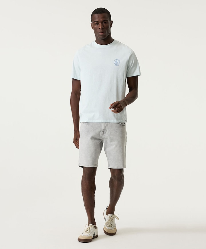 Heren T-shirt blauw