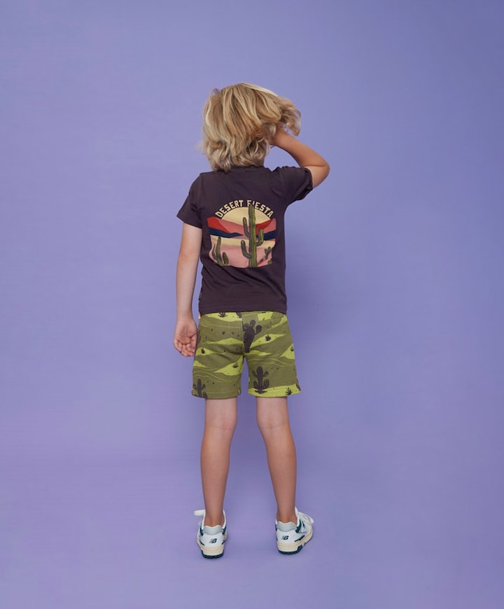 Jongens T-shirt bruin