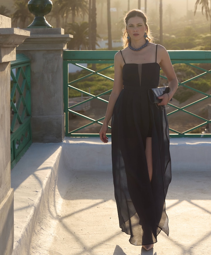 dames jumpsuit blauw