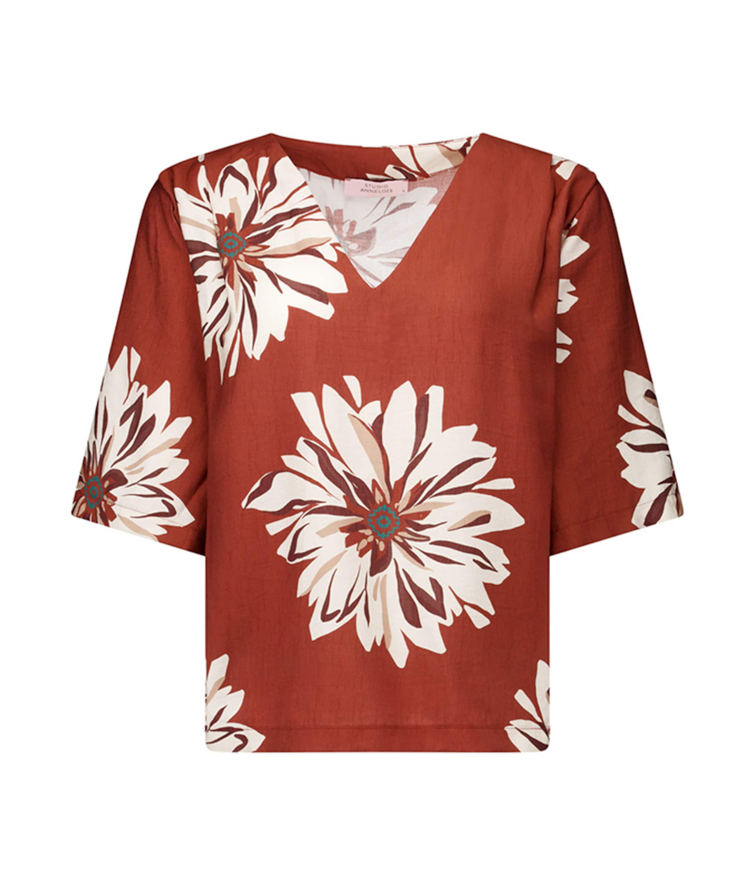 Dames blouse brique