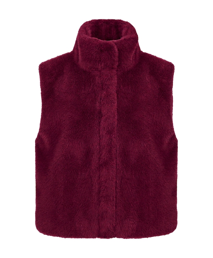 Dames gilet bordeaux
