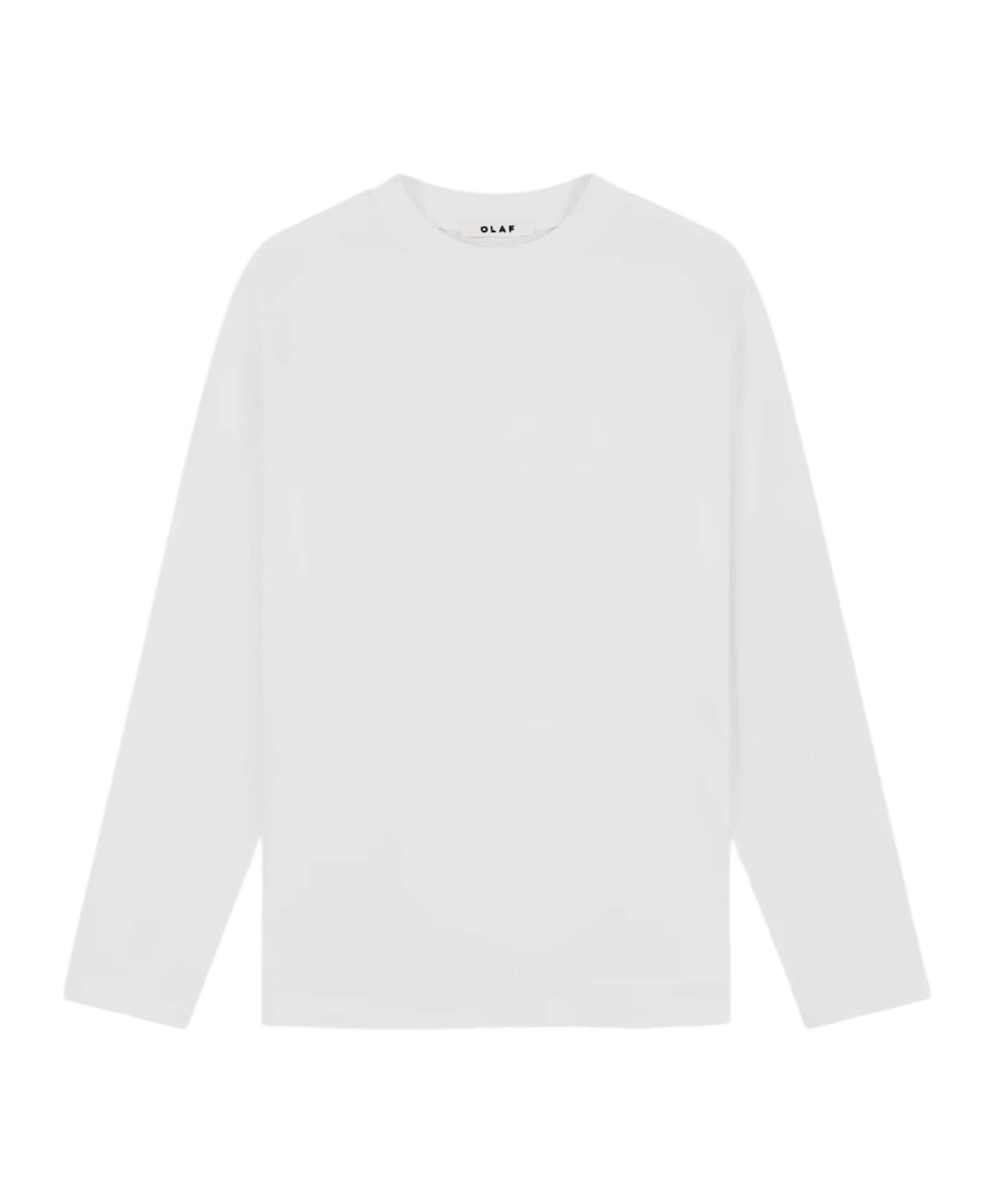 Heren longsleeve wit