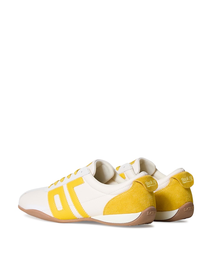 BOXEUR dames sneakers geel