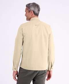 Heren overshirt beige