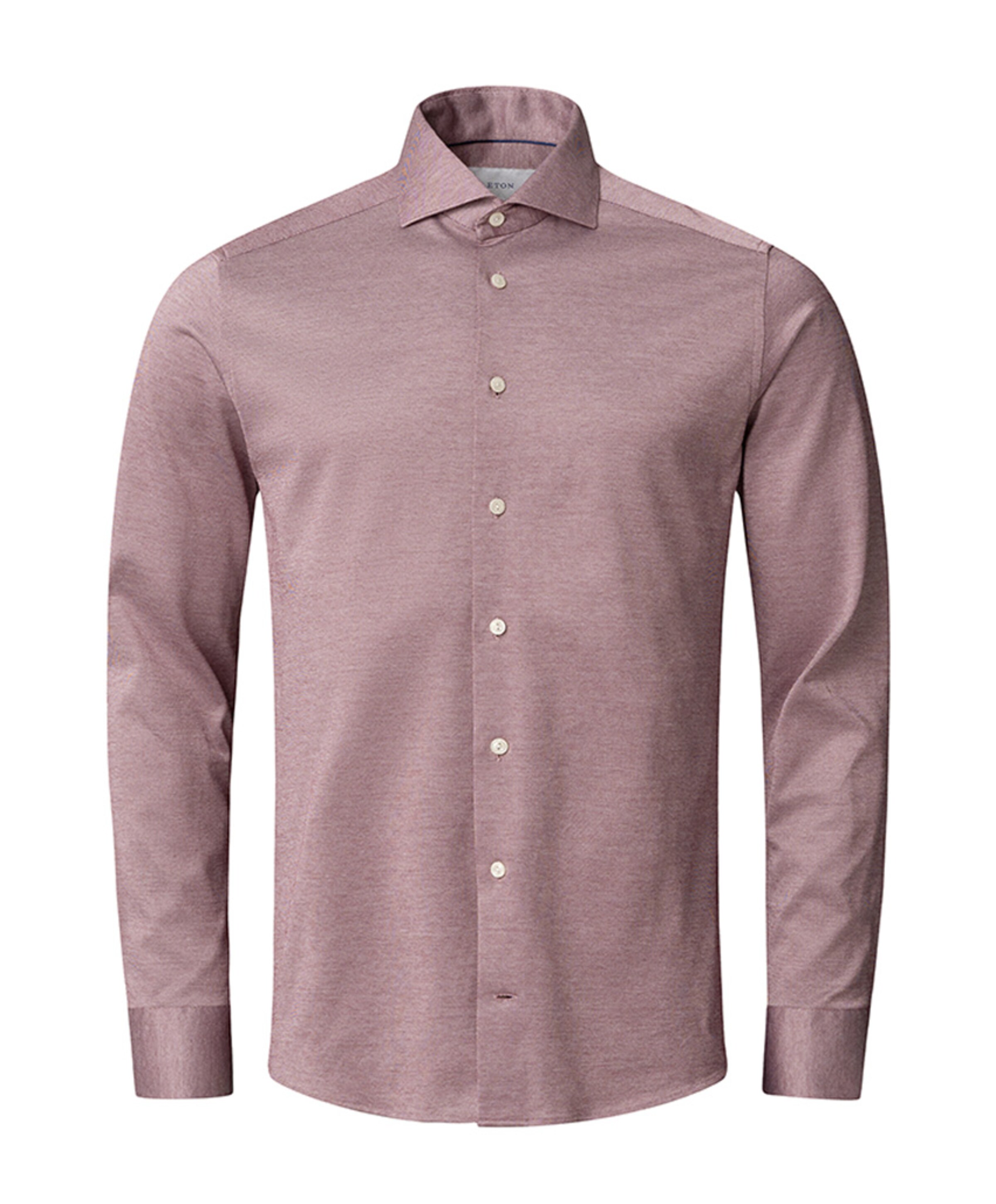 Overhemd lange mouw bordeaux