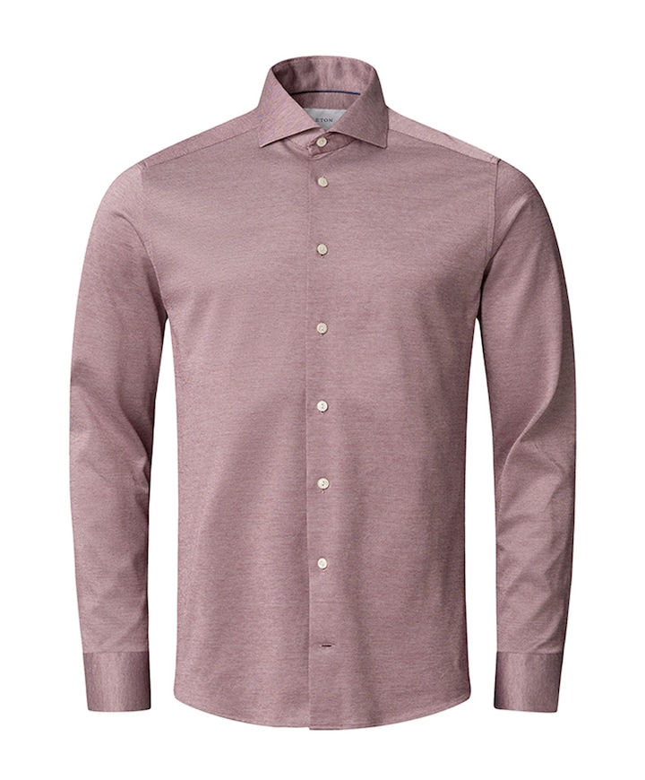 Overhemd lange mouw bordeaux