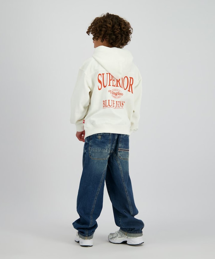 Jongens hoodie wit