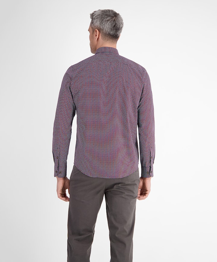 Overhemd lange mouw blauw