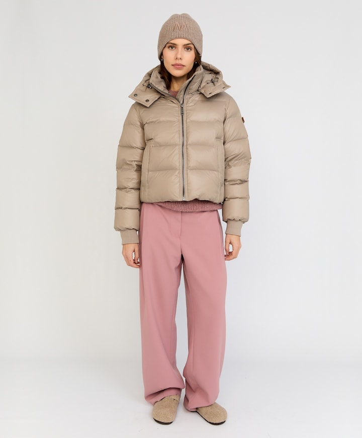 Dames jas beige