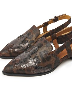 Jazz Vaienna dames slingbacks bruin