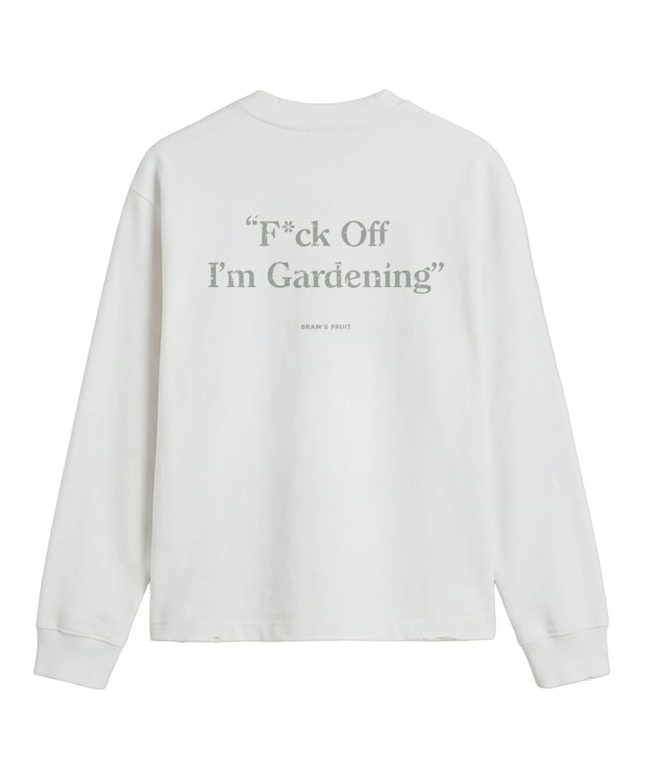 Heren longsleeve wit