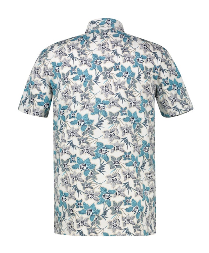Heren polo blauw