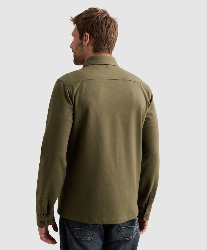 Heren overshirt groen