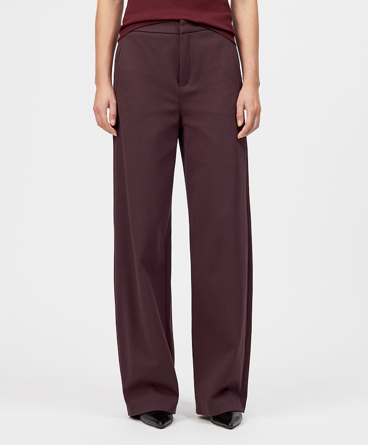 Fae_o dames broek bordeaux