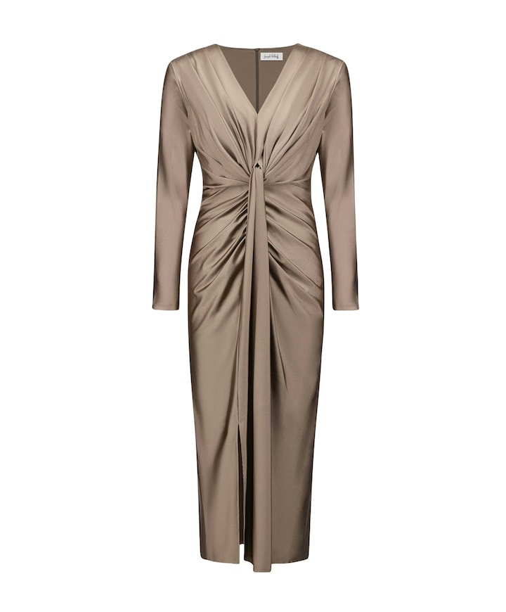 Dames jurk beige