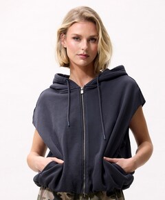 Dames gilet grijs