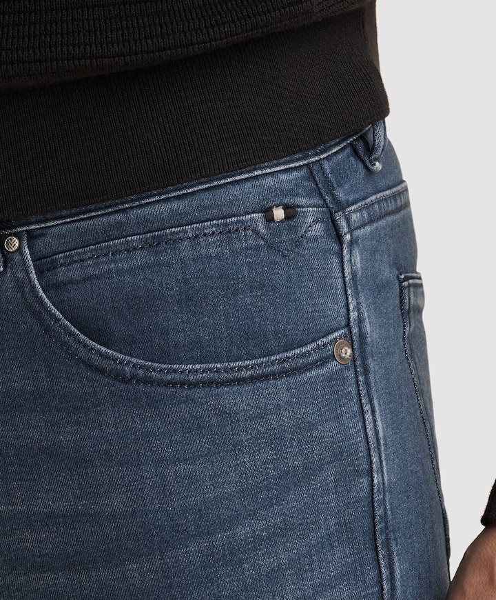 V7 RIDER INDIGO PURE WASH heren jeans blauw