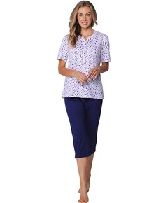 Dames pyjamaset blauw