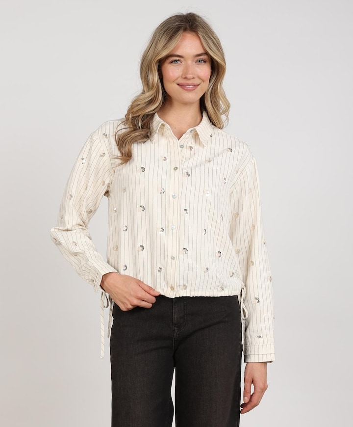 Dames blouse ecru