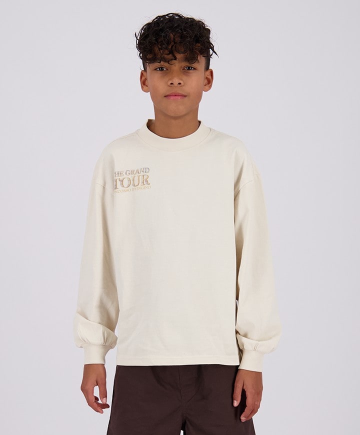 Jongens longsleeve ecru