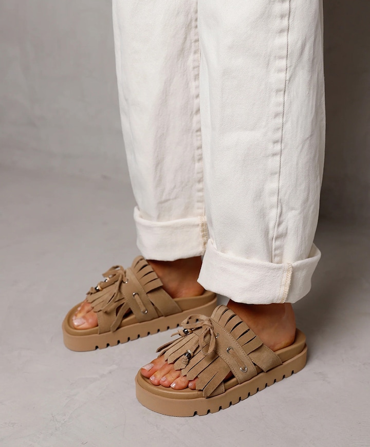 Rae Laila dames sandalen beige