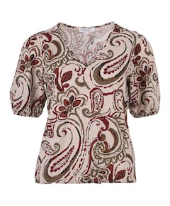 Dames T-shirt bordeaux