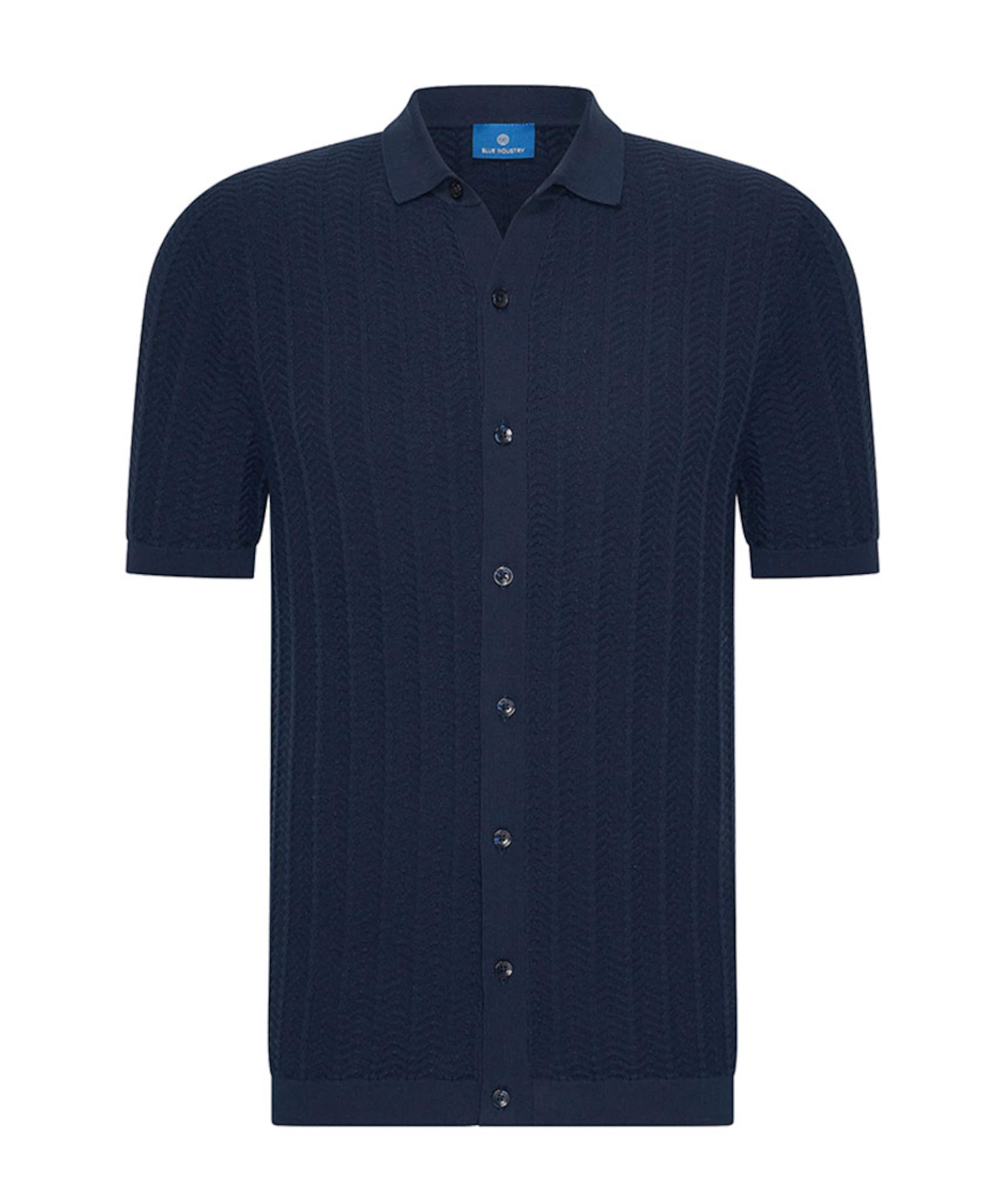 Heren polo blauw