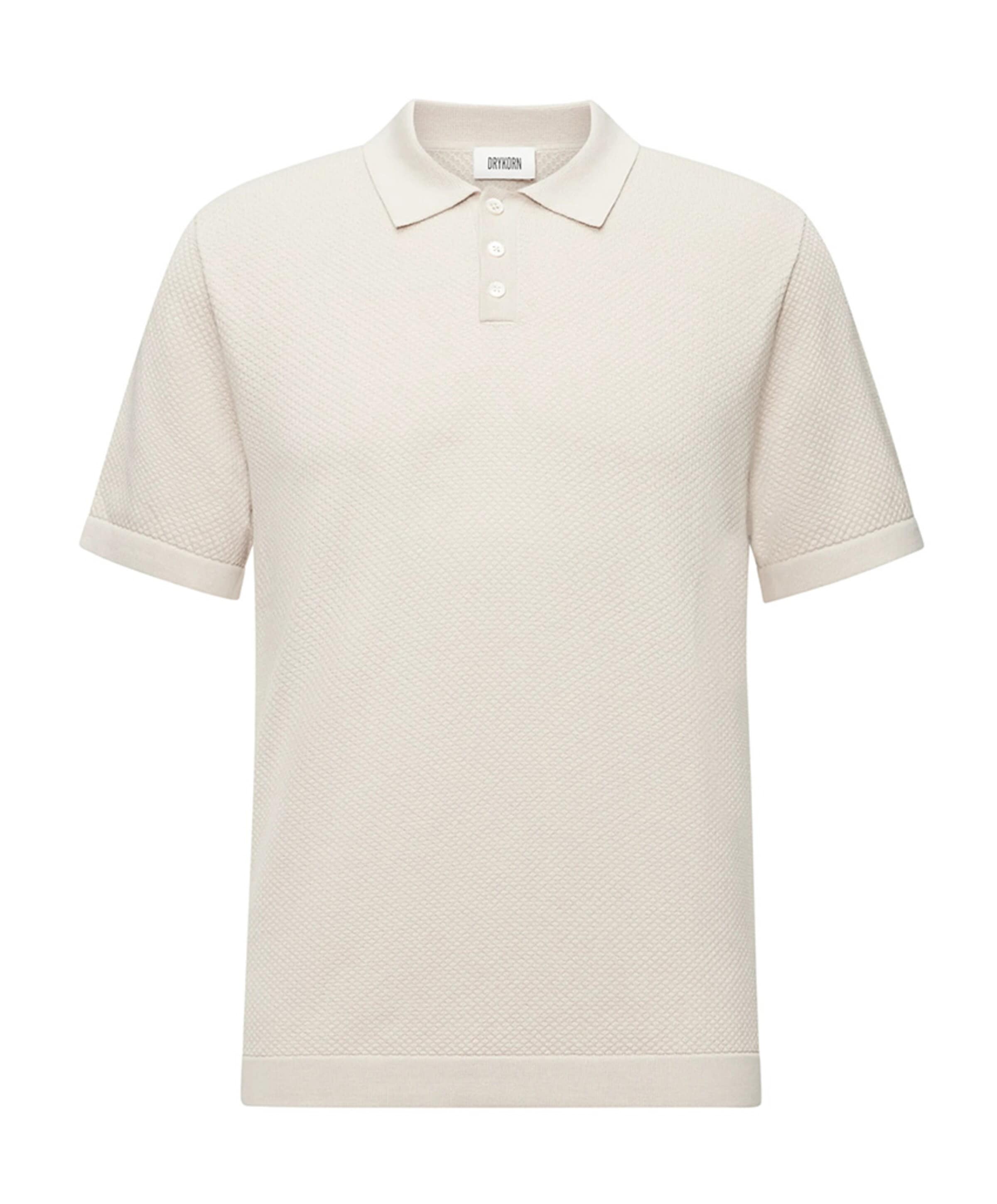Heren polo beige